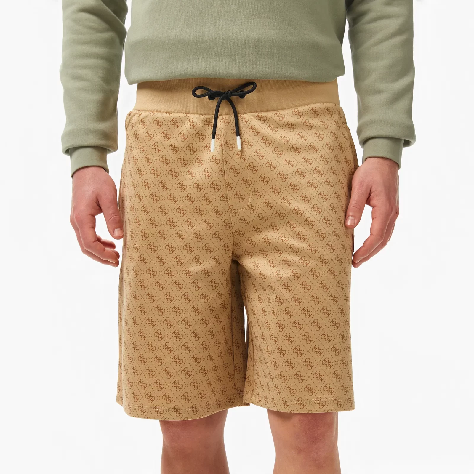 Guess Korbın Short Erkek Bej Şort Z4YD03FL04Q-P13W