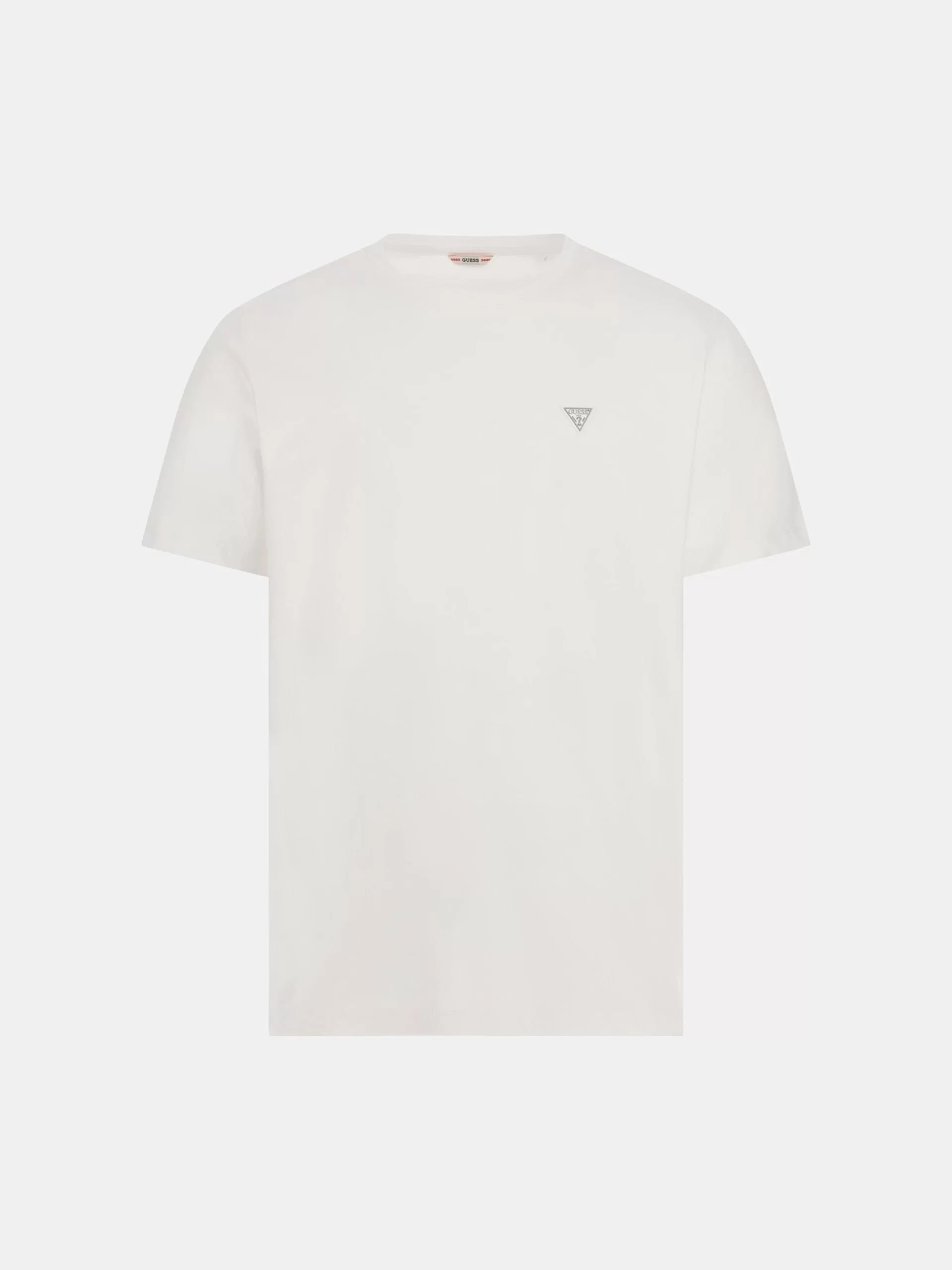 Guess Ss Cn Patch Tee Erkek Beyaz T-Shirt M4YI0AKCCM1-G011