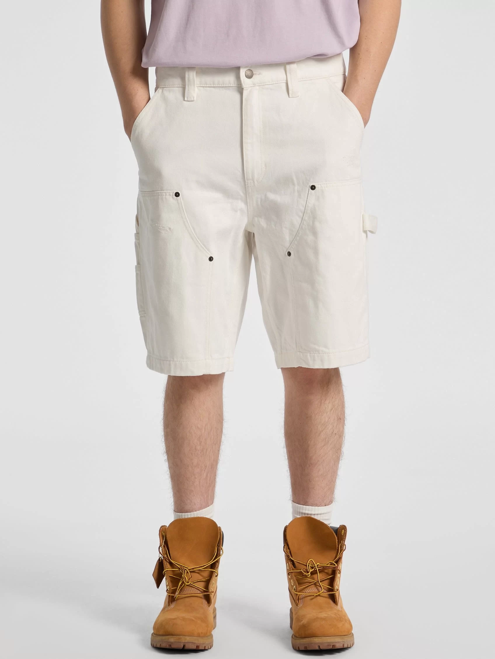 Guess Go Panel Carpenter Short Erkek Beyaz Şort M5GG40D5C2B-GWEC