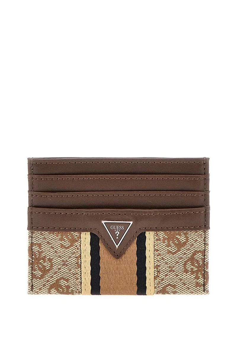 Guess Madrıd Card Case Erkek Bej/Kahverengi Kartlık SMMASTLEA25-BBO