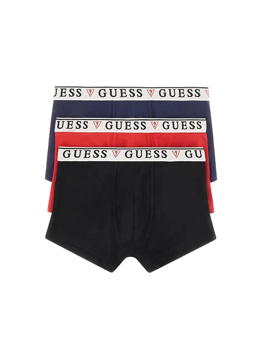 Guess Erkek Desenli Brian Hero 3lü Boxer Seti