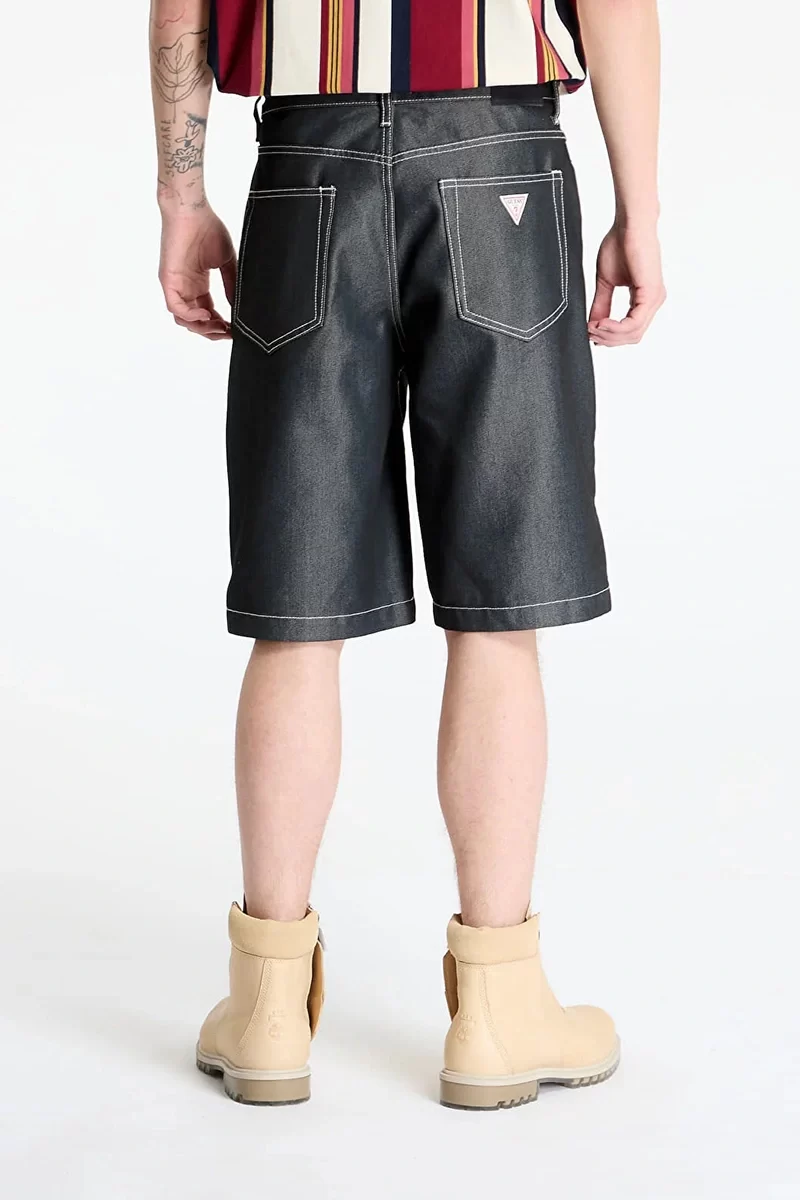 Guess Go Baggy Denım Short Erkek Gri Şort M5GD52D5L3A-GOM6
