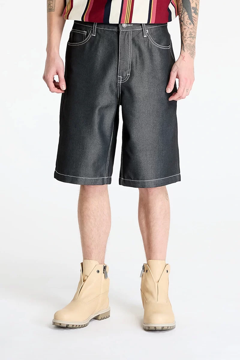 Guess Go Baggy Denım Short Erkek Gri Şort M5GD52D5L3A-GOM6