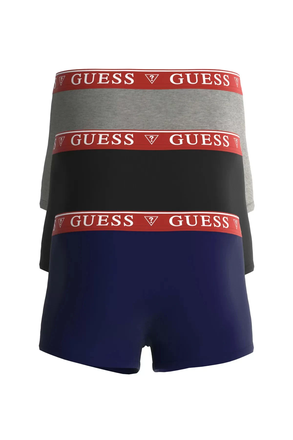 Guess Erkek Gri Brian Hero 3lü Boxer Seti