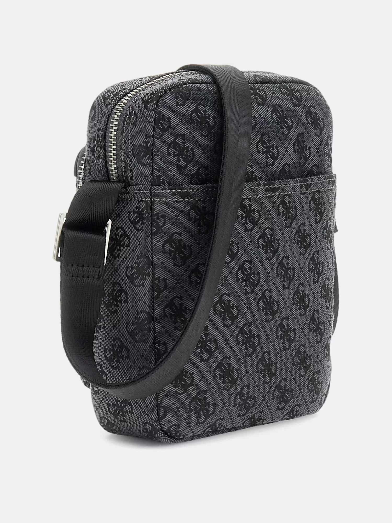Guess Erkek Gri Milano Ön Cepli Crossbody Çanta