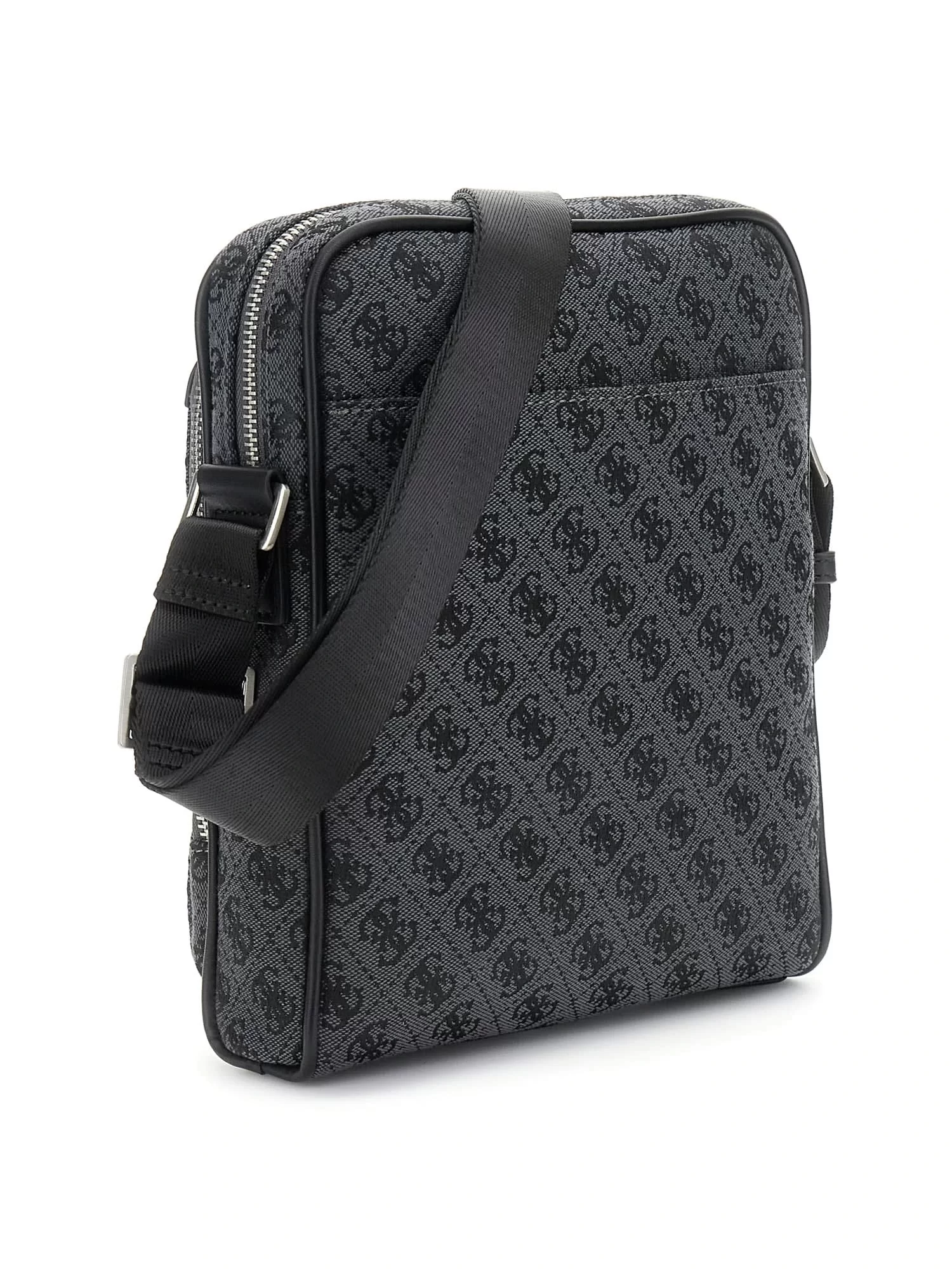 Guess Erkek Gri Milano Üstten Fermuarlı Ön Cepli Crossbody Ç