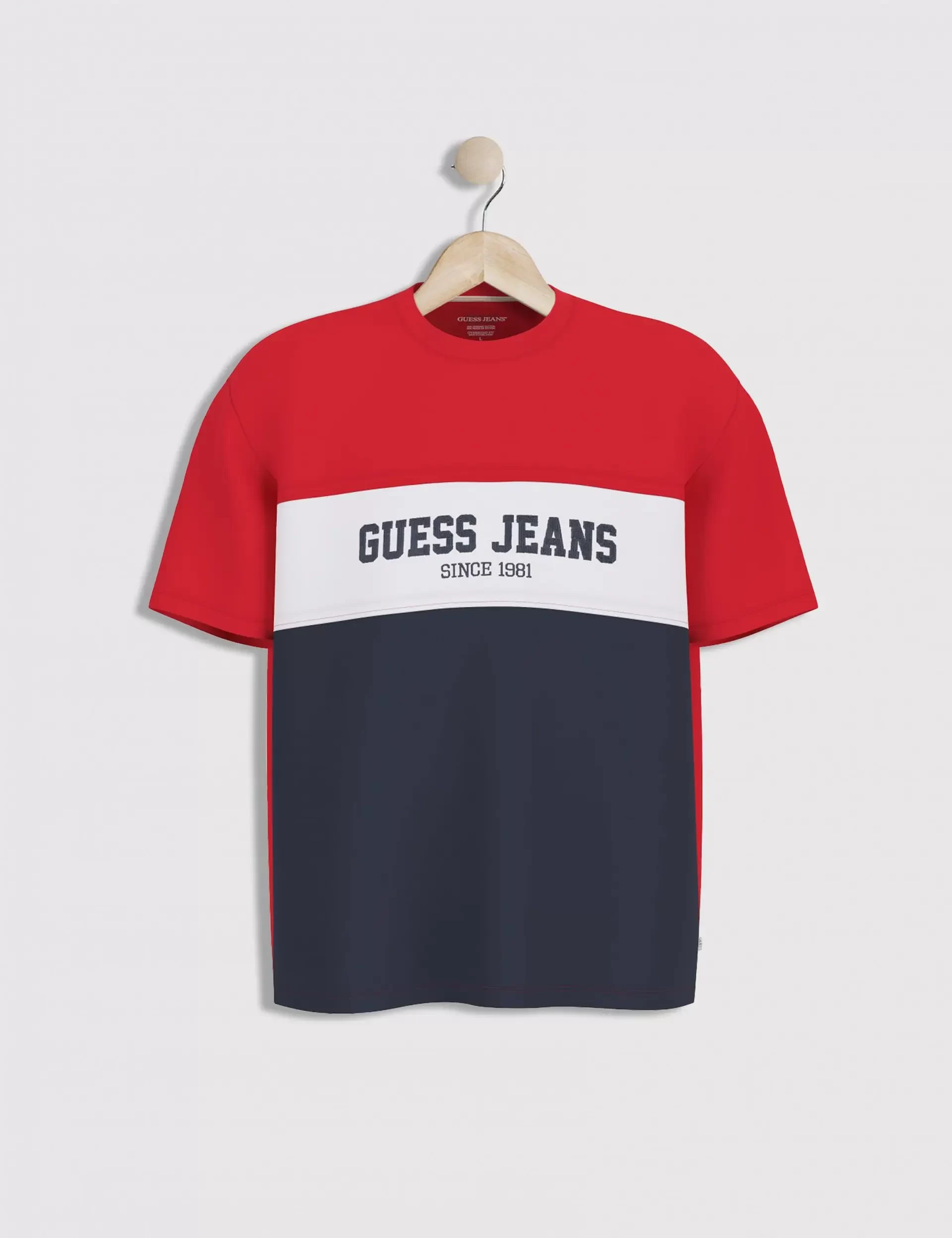 Guess jeans Gj Ss Cn Os Horızont Strıpe Te Erkek Çok Renkli T-Shirt M5GI45K8FQ4-F7TW