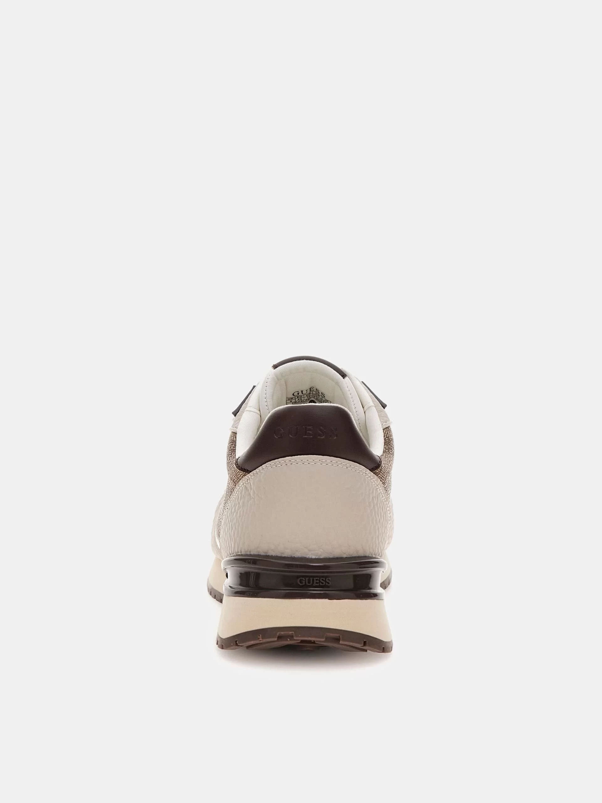 Guess Island Erkek Ekru Sneaker FMJISLPEL12-WHIBE
