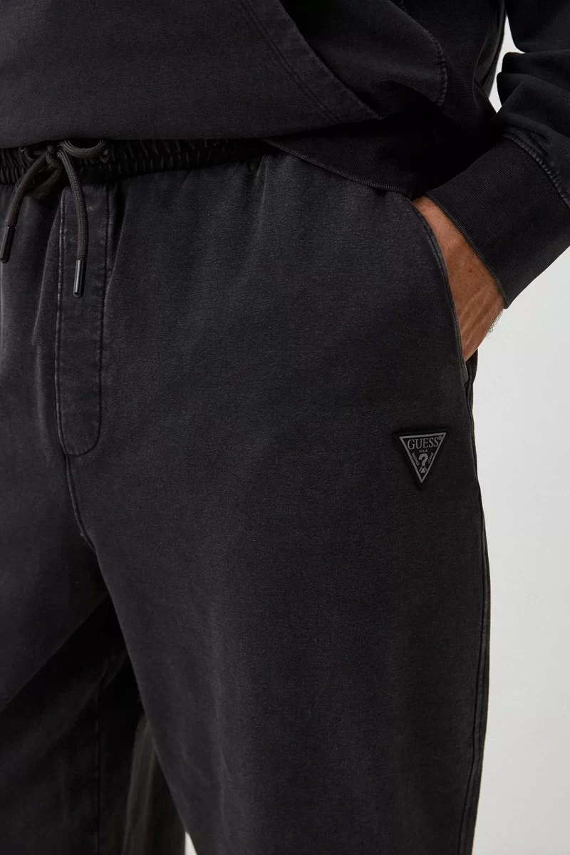 Guess Syrma Cuffed Pant Erkek Siyah Eşofman Altı Z4BB07K6ZS1-JBLK