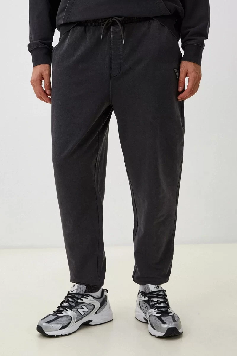 Guess Syrma Cuffed Pant Erkek Siyah Eşofman Altı Z4BB07K6ZS1-JBLK