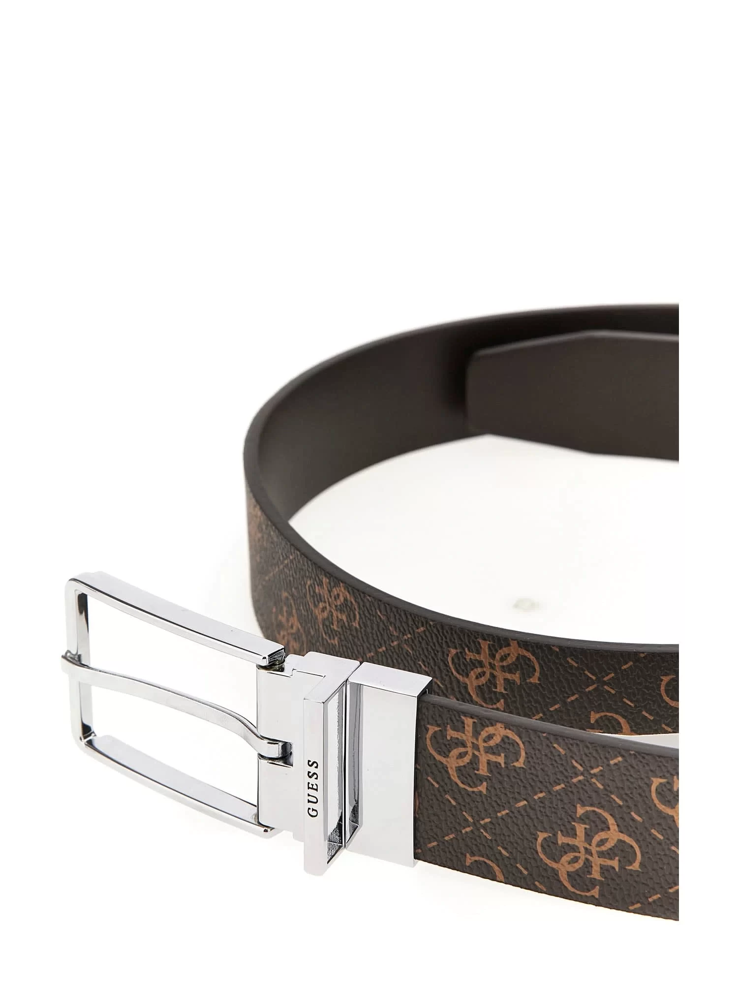 Guess Agueda Adj & Rev Belt H35 Erkek Kahverengi Kemer BMAGLOP5235-BHM