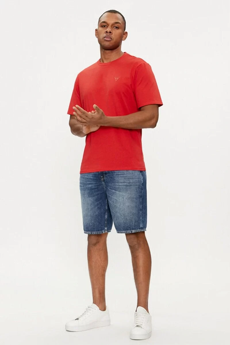Guess Ss Cn Basıc Tee Erkek Kırmızı T-Shirt F3GI00K8HM0-G5Q4