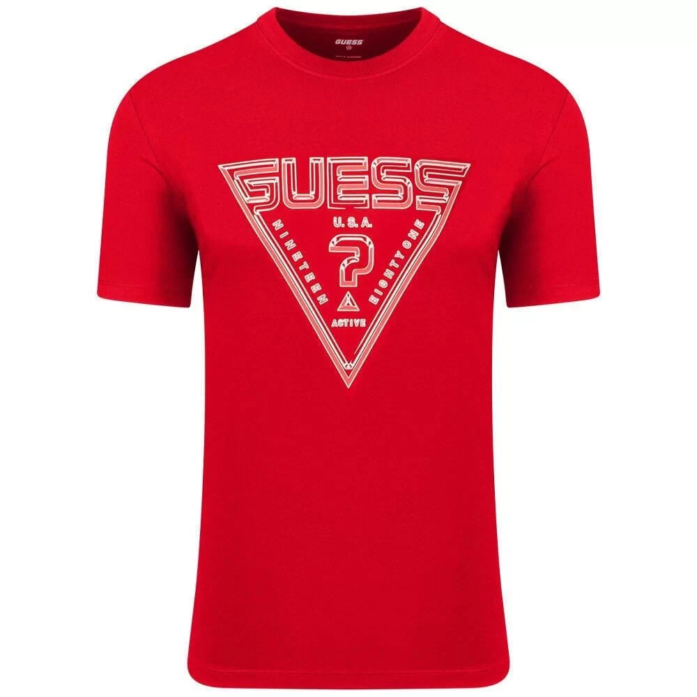 Guess Erkek Kırmızı T- Shirt