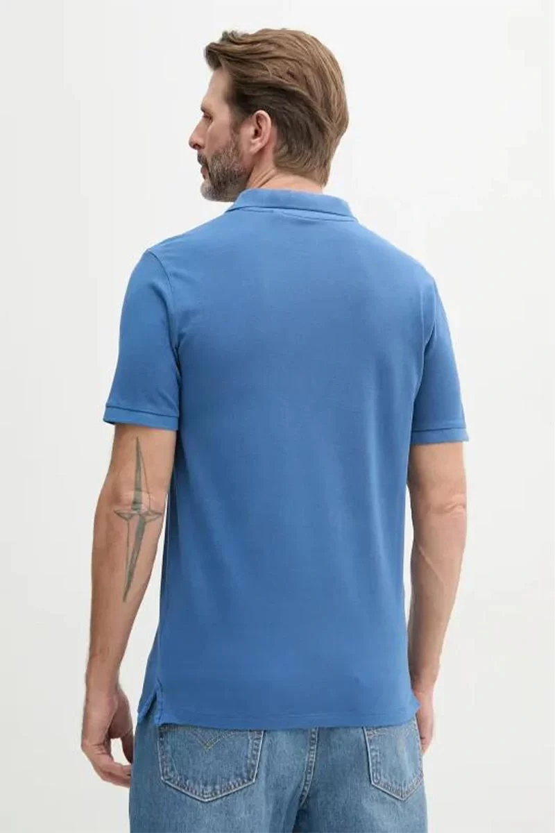 Guess Ss Basıc Gd Polo Erkek Lacivert T-Shirt F5GP00K9WF1-G7T2