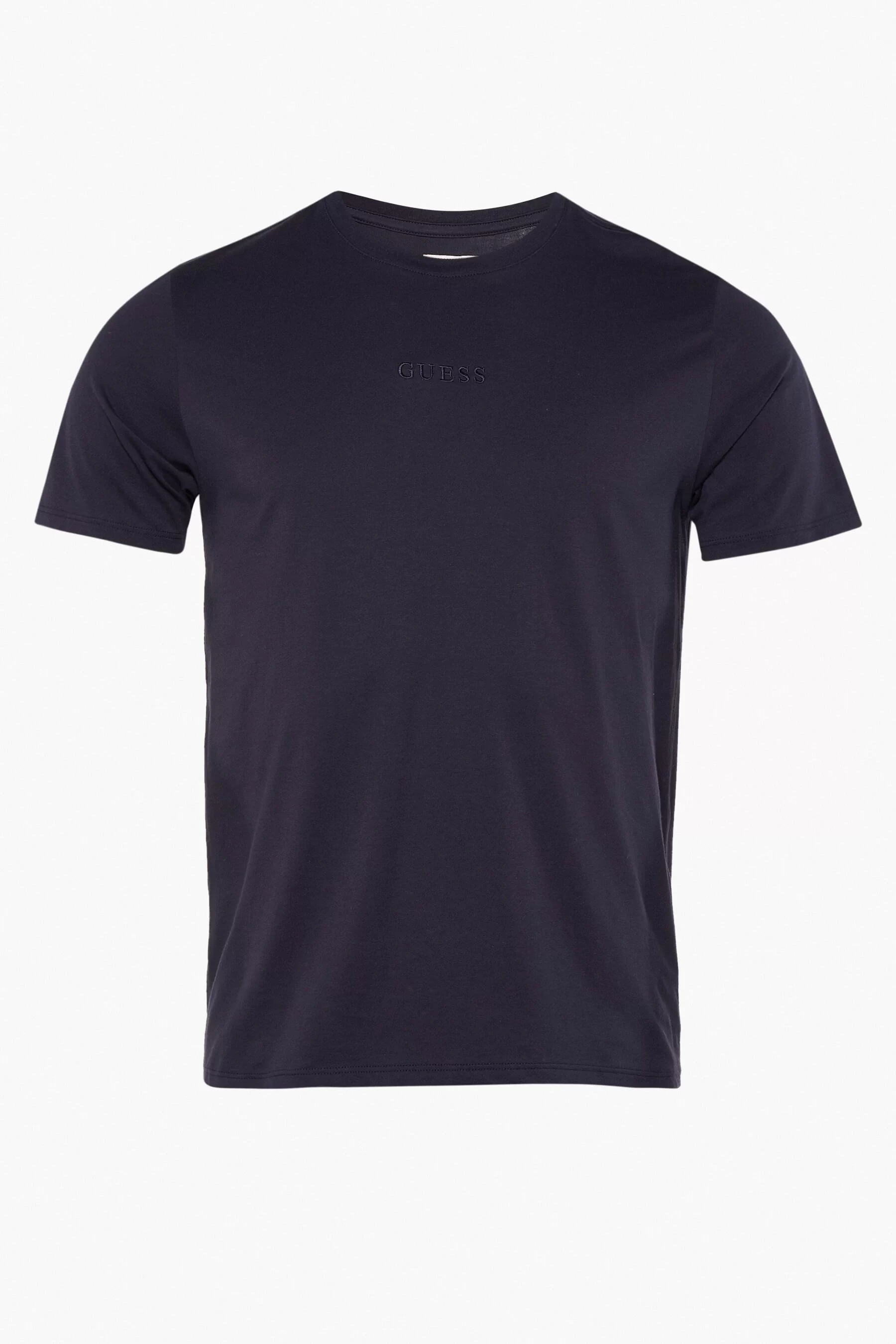 Guess Ss Guess Emb Pıma Crew Erkek Lacivert T-Shirt M4GP39K7HD0-G7V2