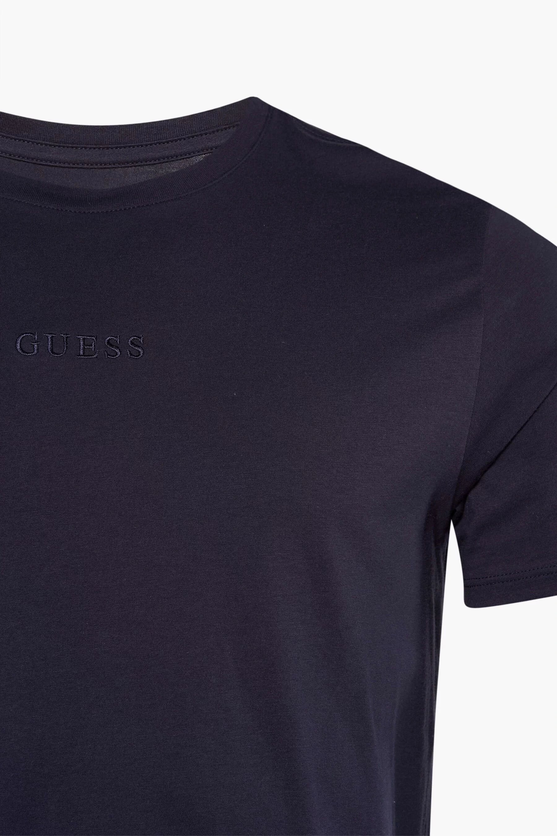 Guess Ss Guess Emb Pıma Crew Erkek Lacivert T-Shirt M4GP39K7HD0-G7V2