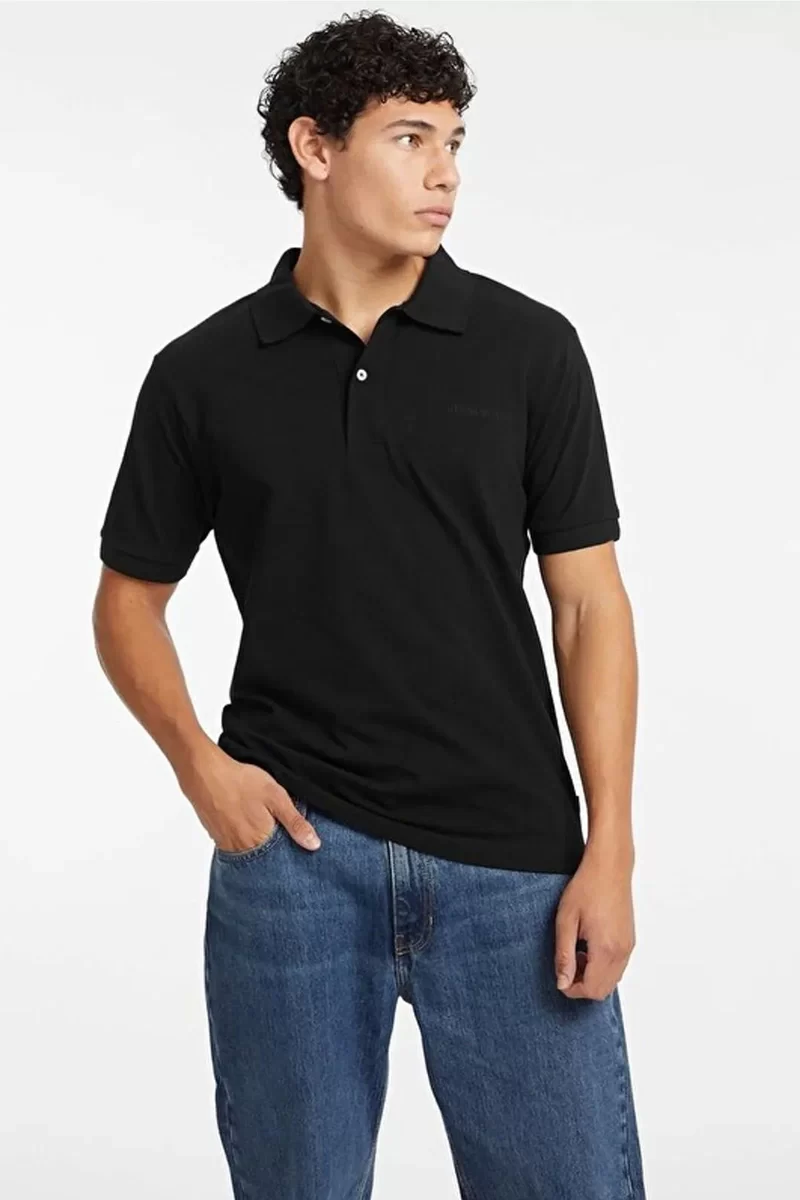 Guess jeans Gj Ss Embro Logo Polo Erkek Lacivert T-Shirt M4BP29KCJV1-A71W