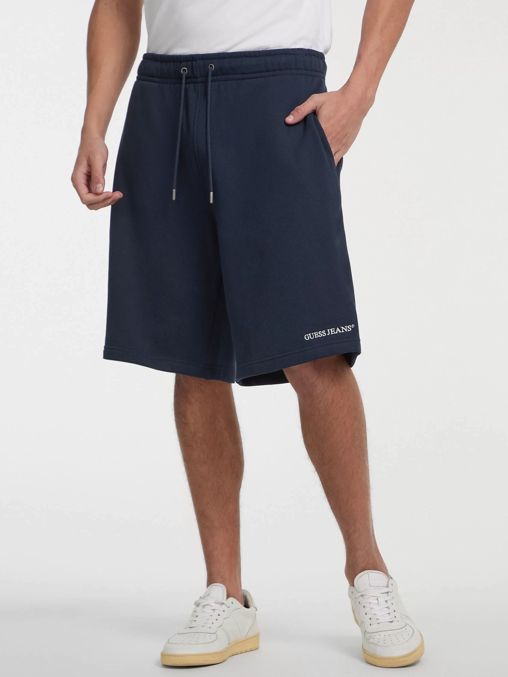 Guess jeans Gj Reg Embro Shorts Erkek Lacivert Şort M5GD49KCPR1-A71W