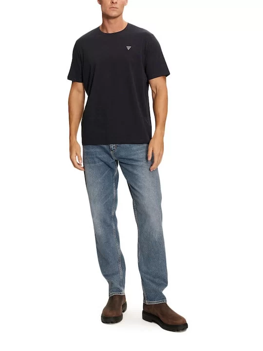 Guess Ss Cn Patch Tee Erkek Lacivert T-Shirt M4YI0AKCCM1-G7V2