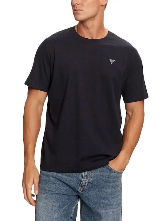 Guess Ss Cn Patch Tee Erkek Lacivert T-Shirt M4YI0AKCCM1-G7V2