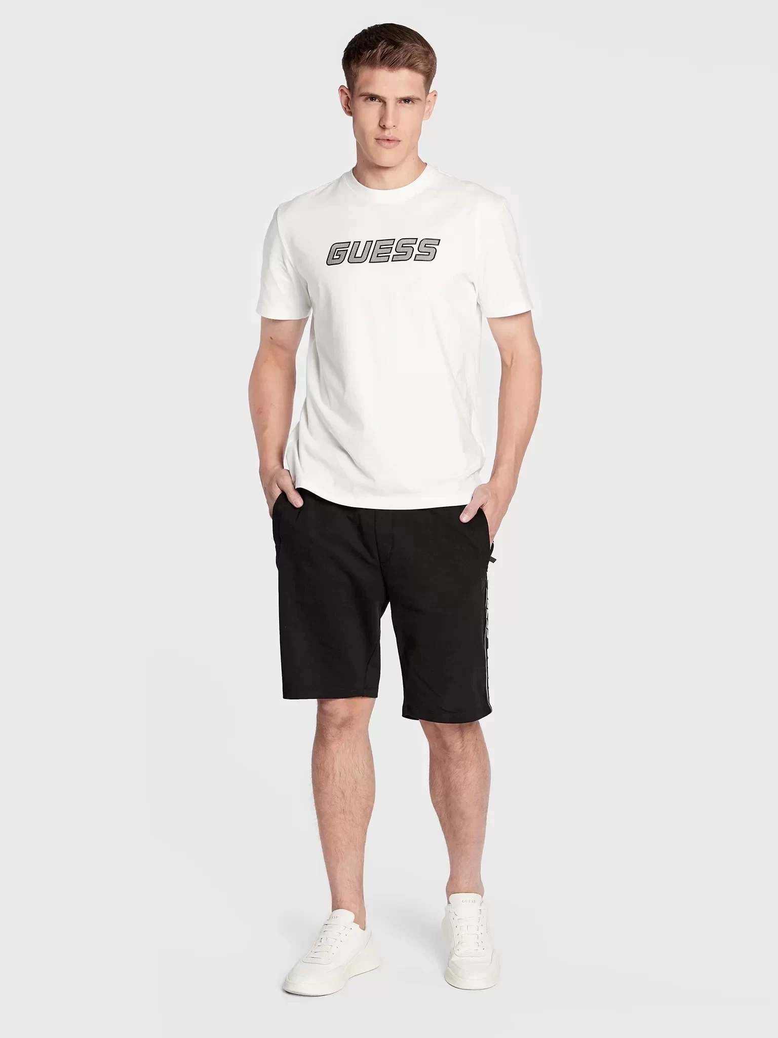 Guess Arlo Short Erkek Siyah Şort Z2YD02K6ZS1-JBLK