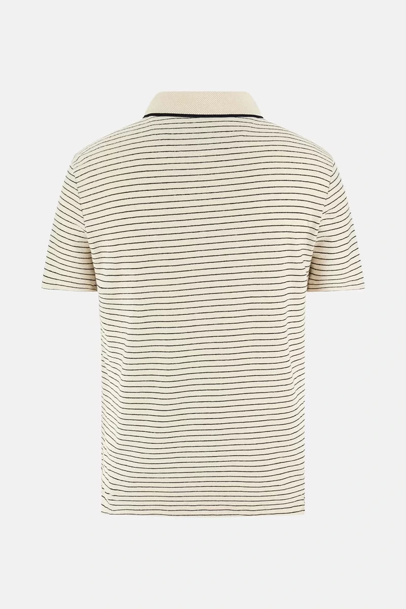 Guess Yd Strıpes Ss Polo Erkek Mavi T-Shirt M5GP06KCSH1-S76K