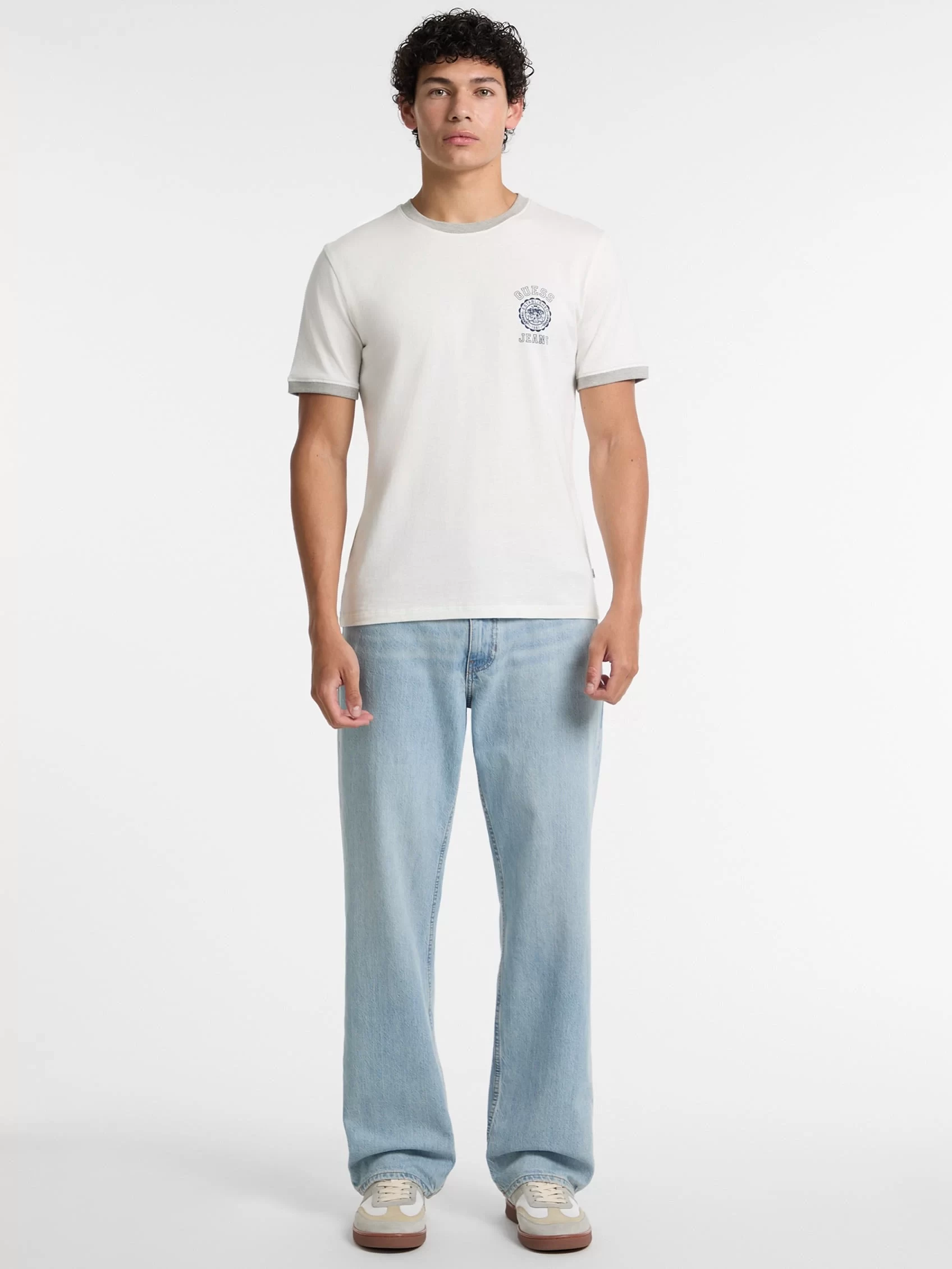Guess jeans Gj G15 Relaxed Taper Erkek Mavi Jeans M5GA90D5M51-GAL1