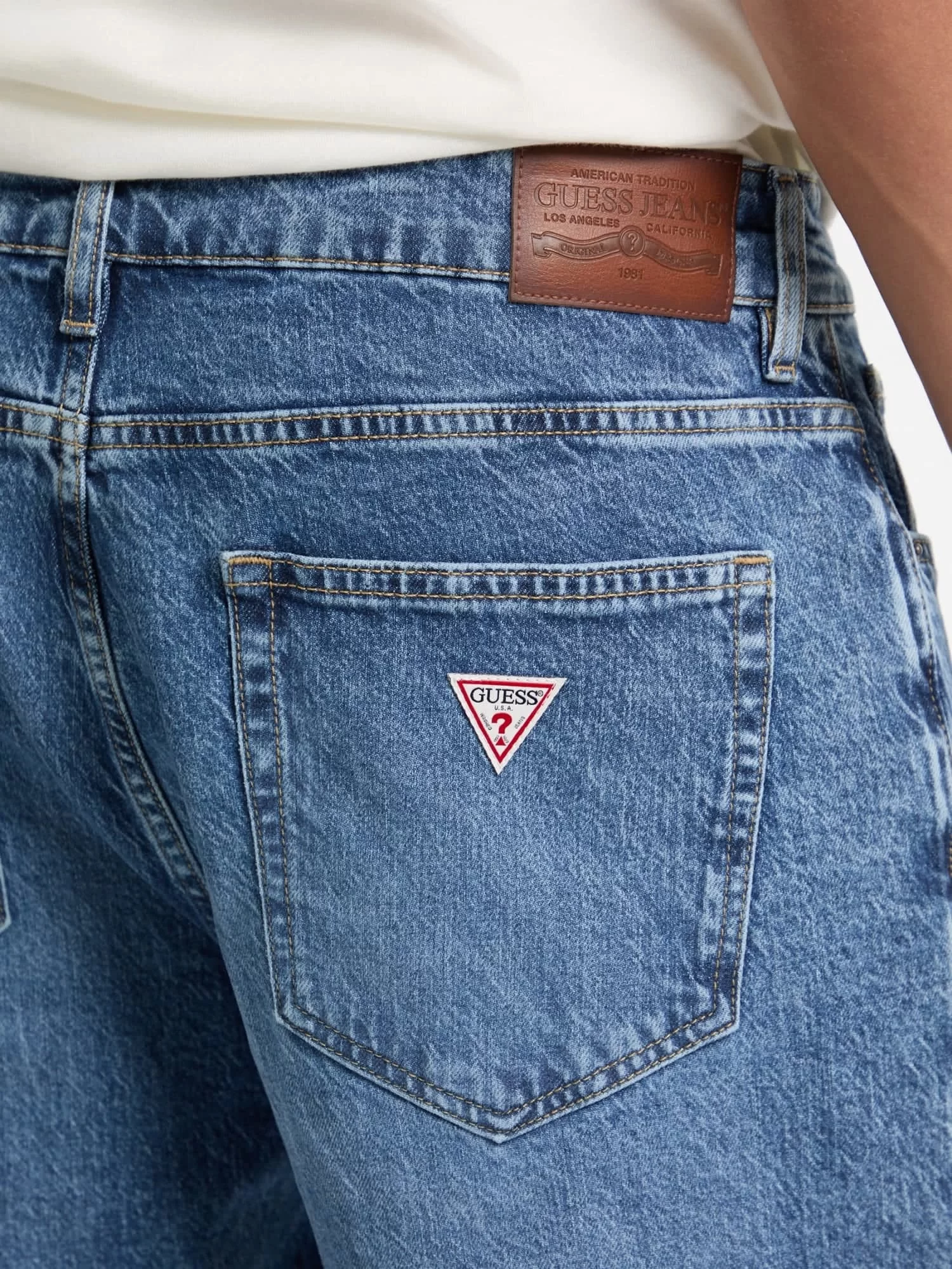Guess jeans Gj G15 Relaxed Taper Erkek Mavi Jeans M5GA90D5M53-GJMD