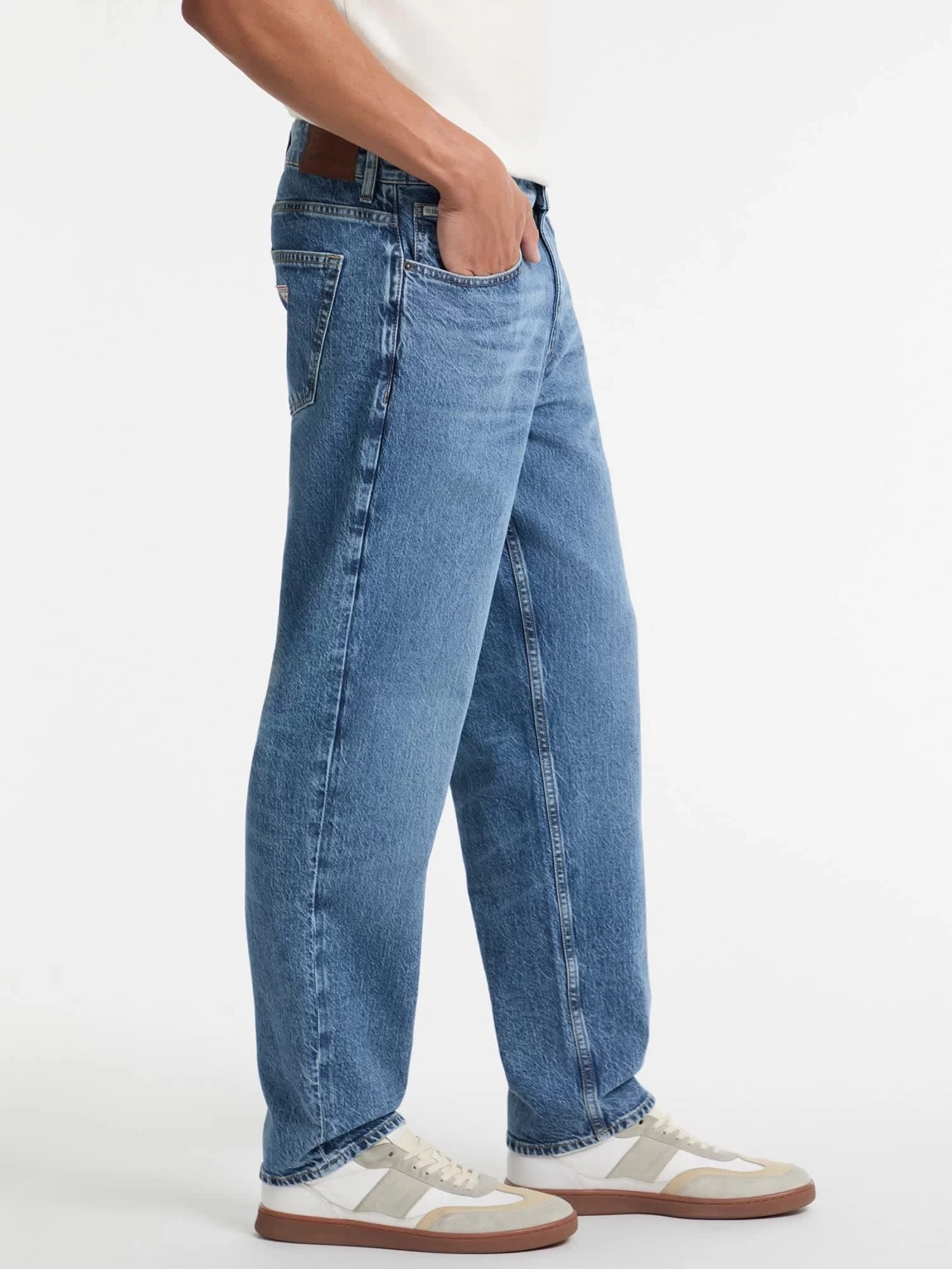 Guess jeans Gj G15 Relaxed Taper Erkek Mavi Jeans M5GA90D5M53-GJMD