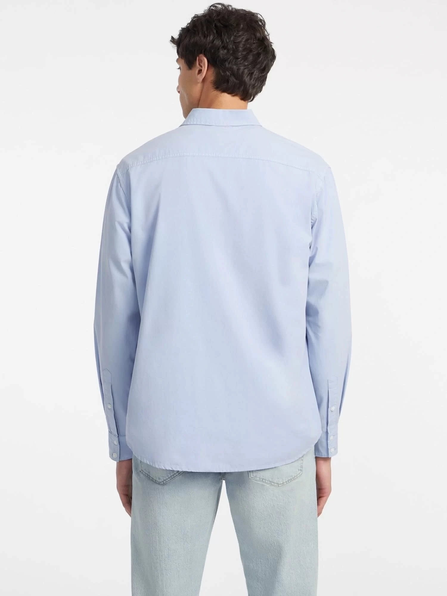 Guess jeans Gj Ls Reg Pockets Shırt Erkek Mavi Gömlek M4YH37WGCF1-G76S