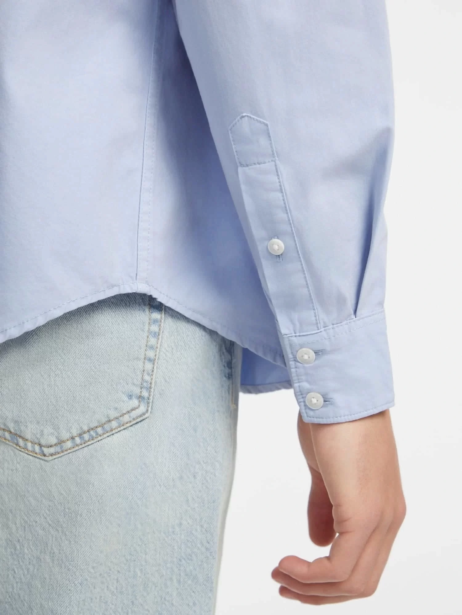 Guess jeans Gj Ls Reg Pockets Shırt Erkek Mavi Gömlek M4YH37WGCF1-G76S