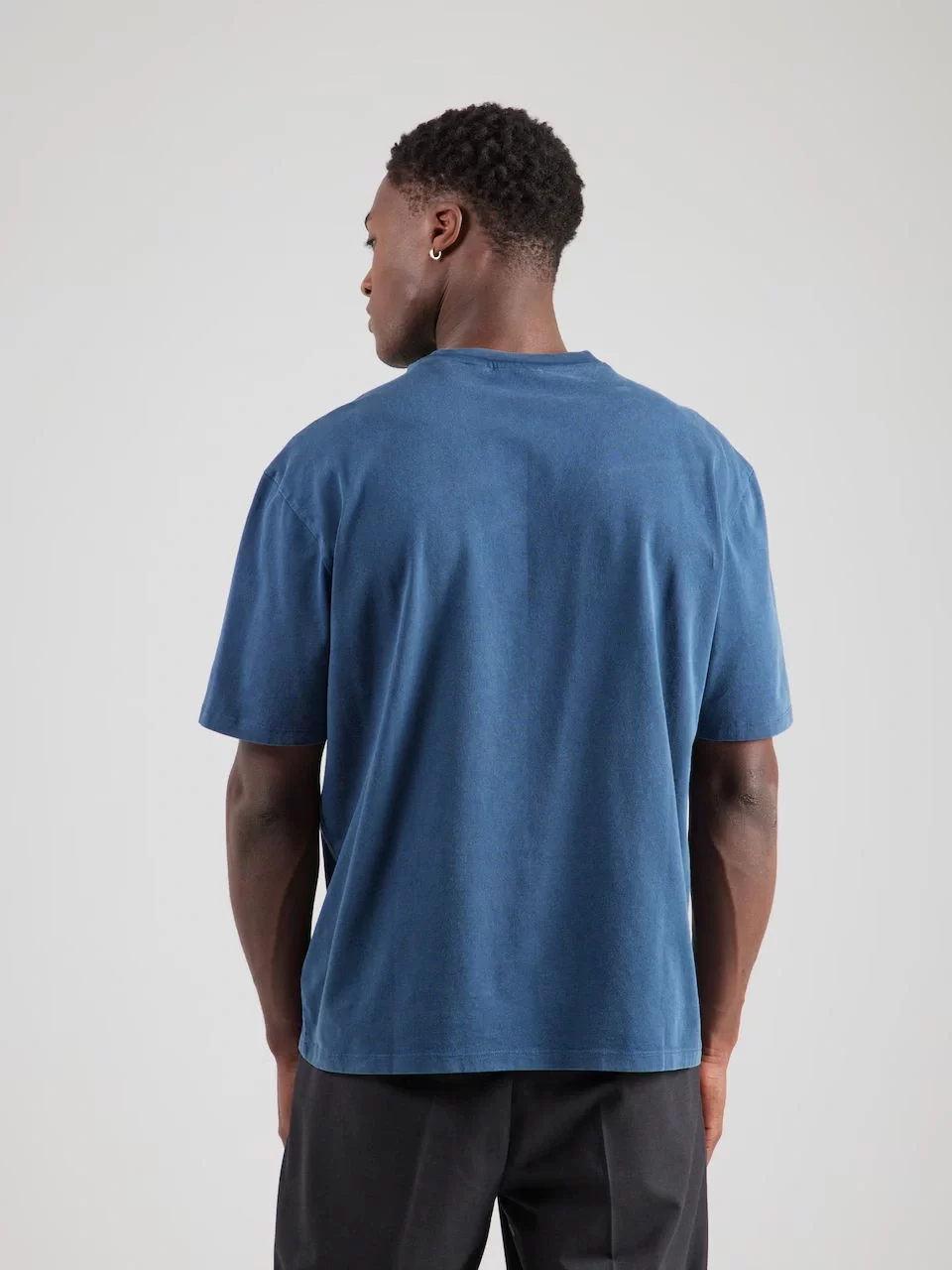 Guess Go Vıntage Trıangle Tee Erkek Mavi T-Shirt M5GI10K8FQ4-FB6I