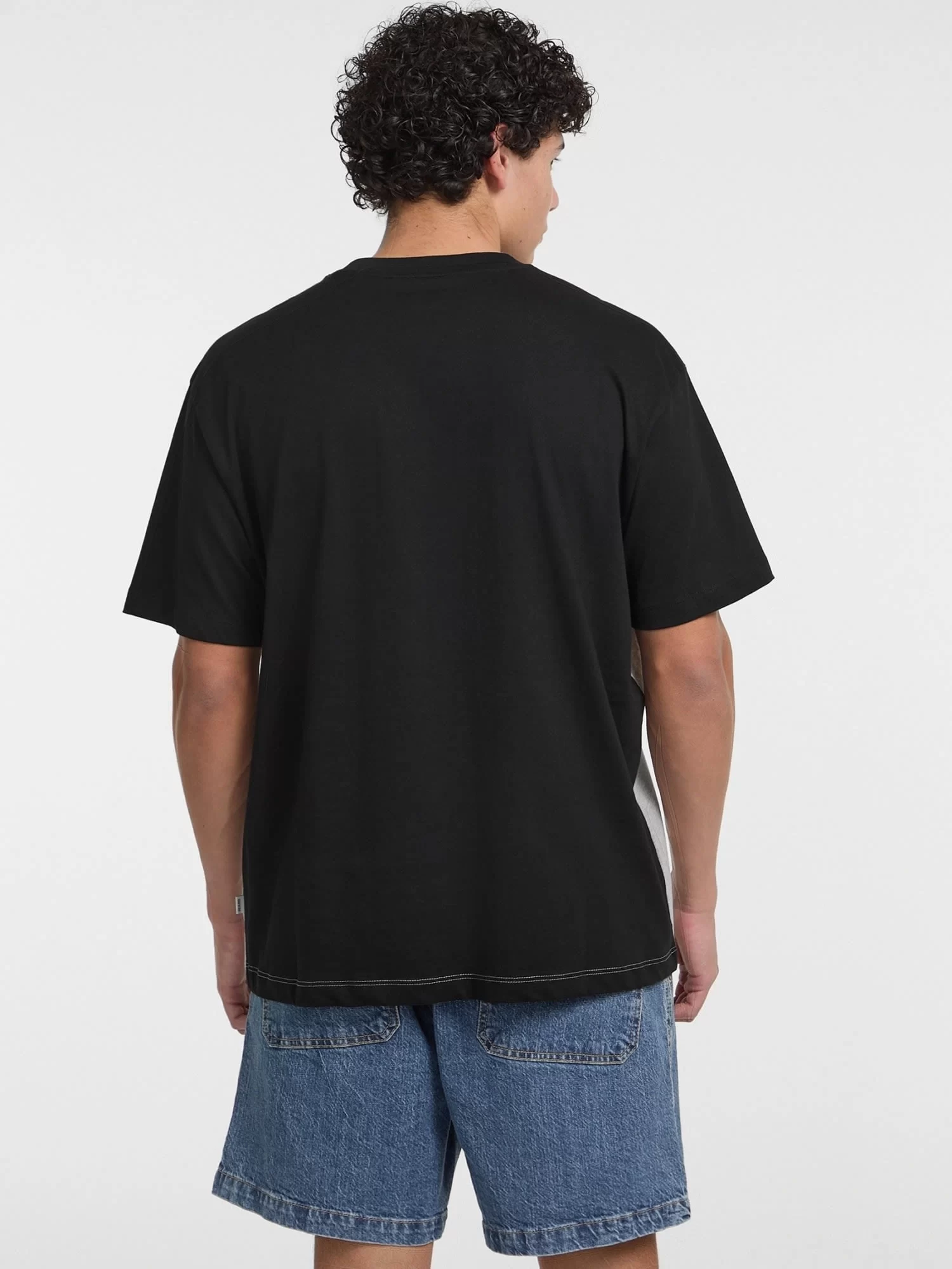 Guess jeans Gj Ss Cn Os Horızont Strıpe Te Erkek Mavi T-Shirt M5GI45K8FQ4-H90Z