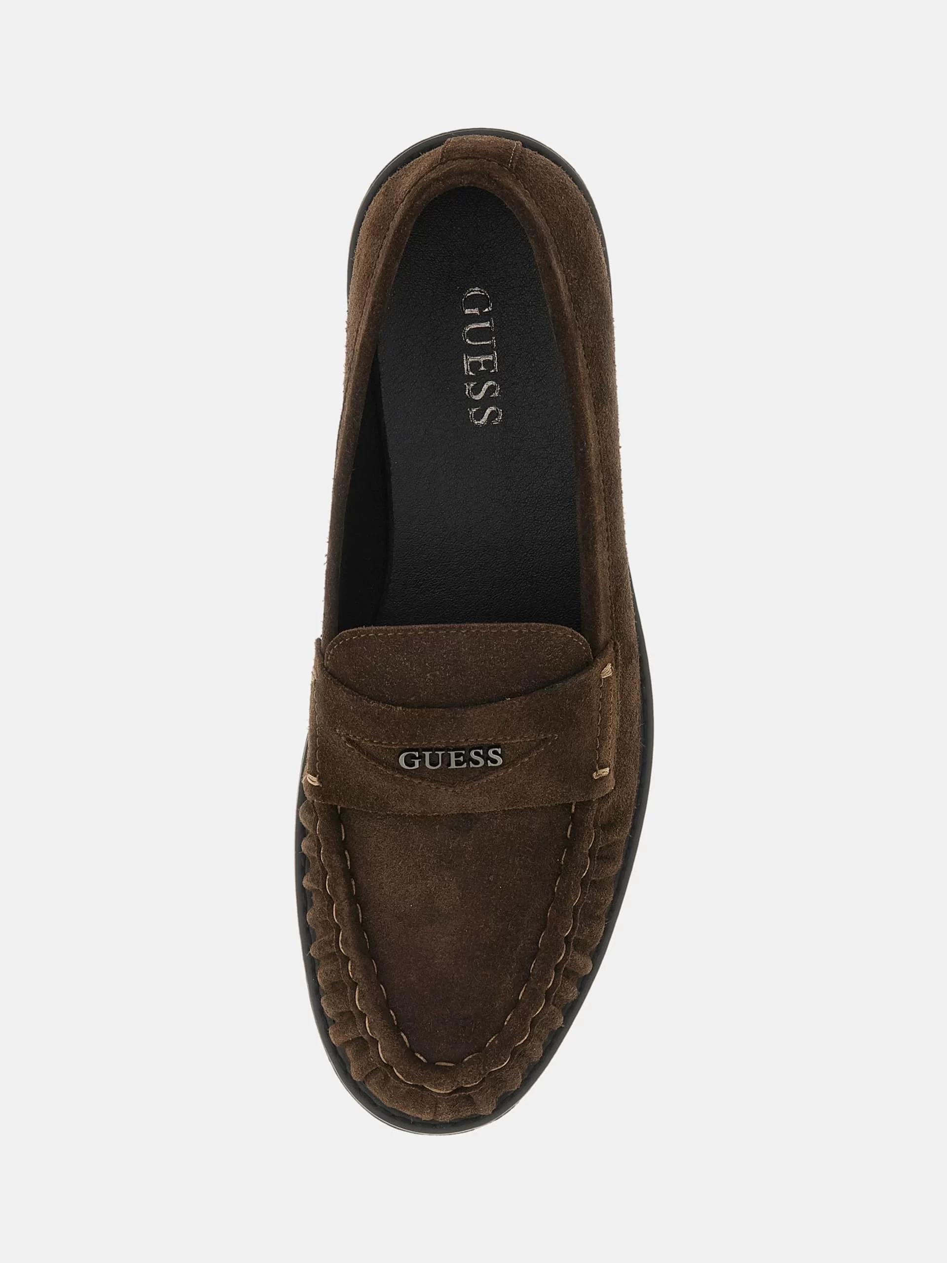 Guess Osaka Erkek Kahverengi Loafer FMJOSASUE14-BROWN