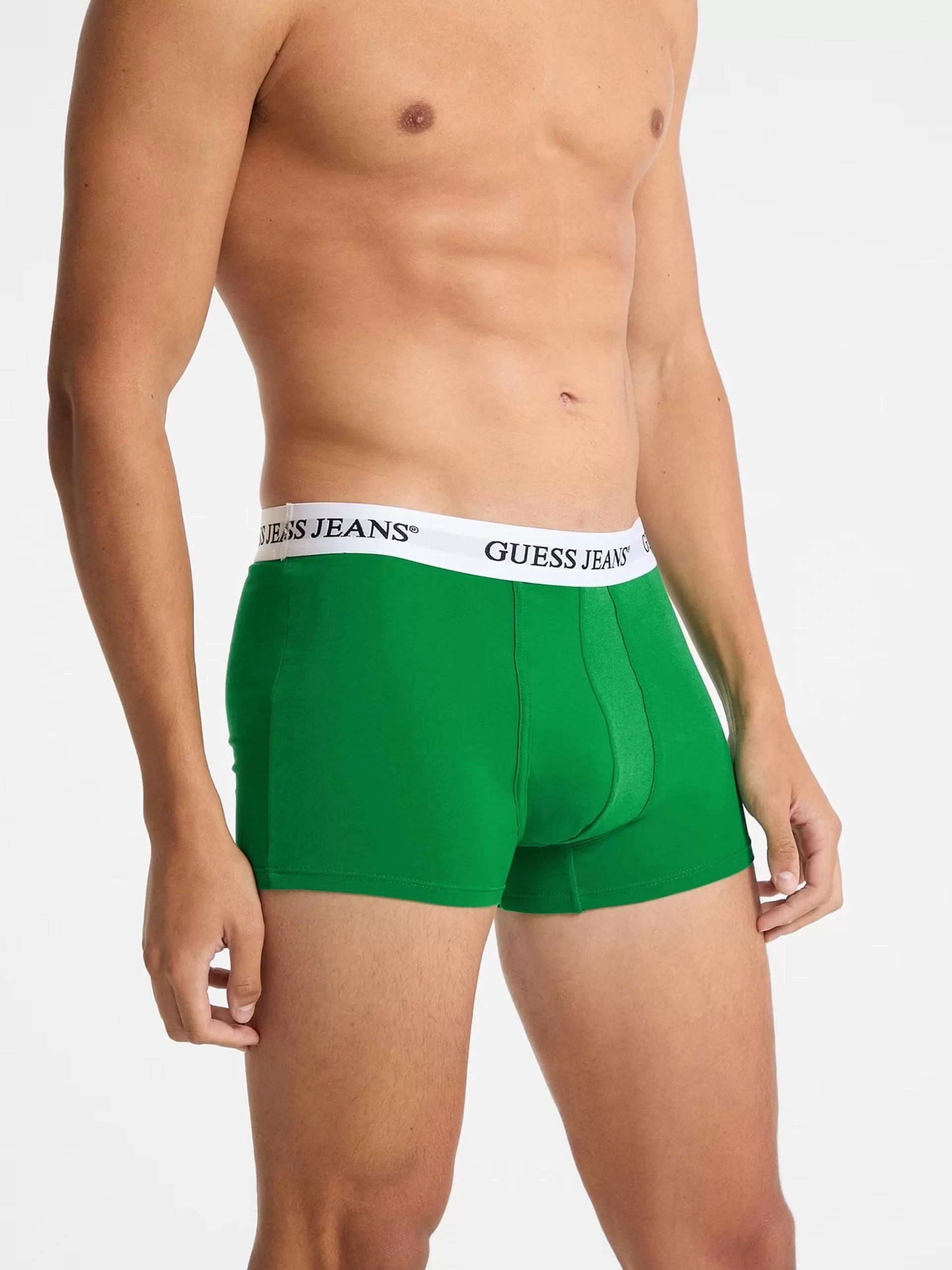 Guess jeans Gj 3 Pack Trunk Erkek Yeşil Boxer M4BZ48K6YW1-FN2O