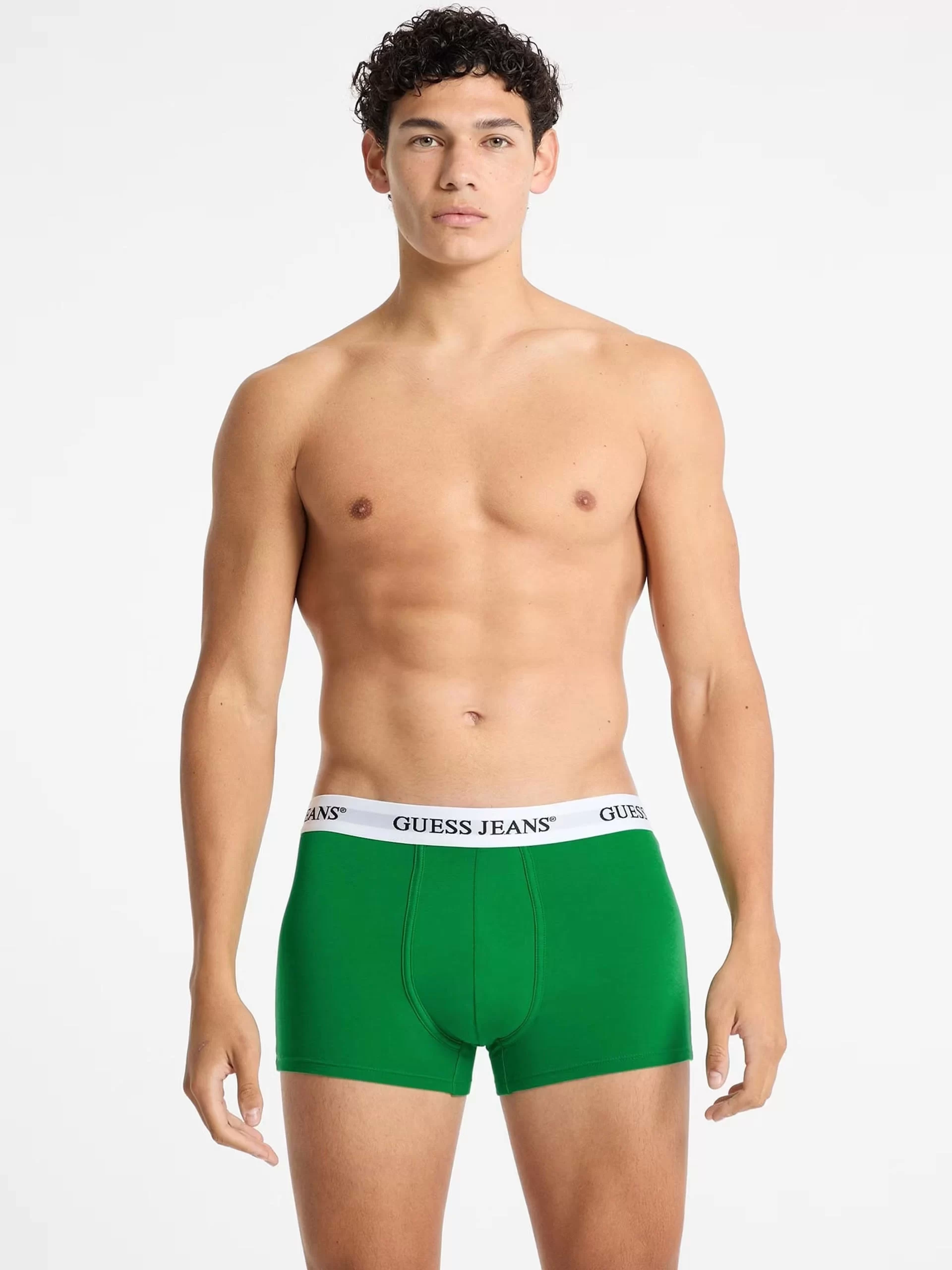 Guess jeans Gj 3 Pack Trunk Erkek Yeşil Boxer M4BZ48K6YW1-FN2O