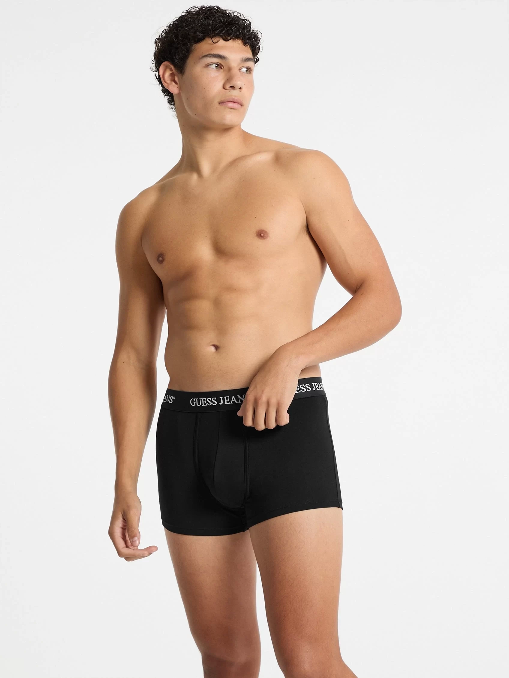 Guess jeans Gj 3 Pack Trunk Erkek Siyah Boxer M4BZ48K6YW1-JBLK