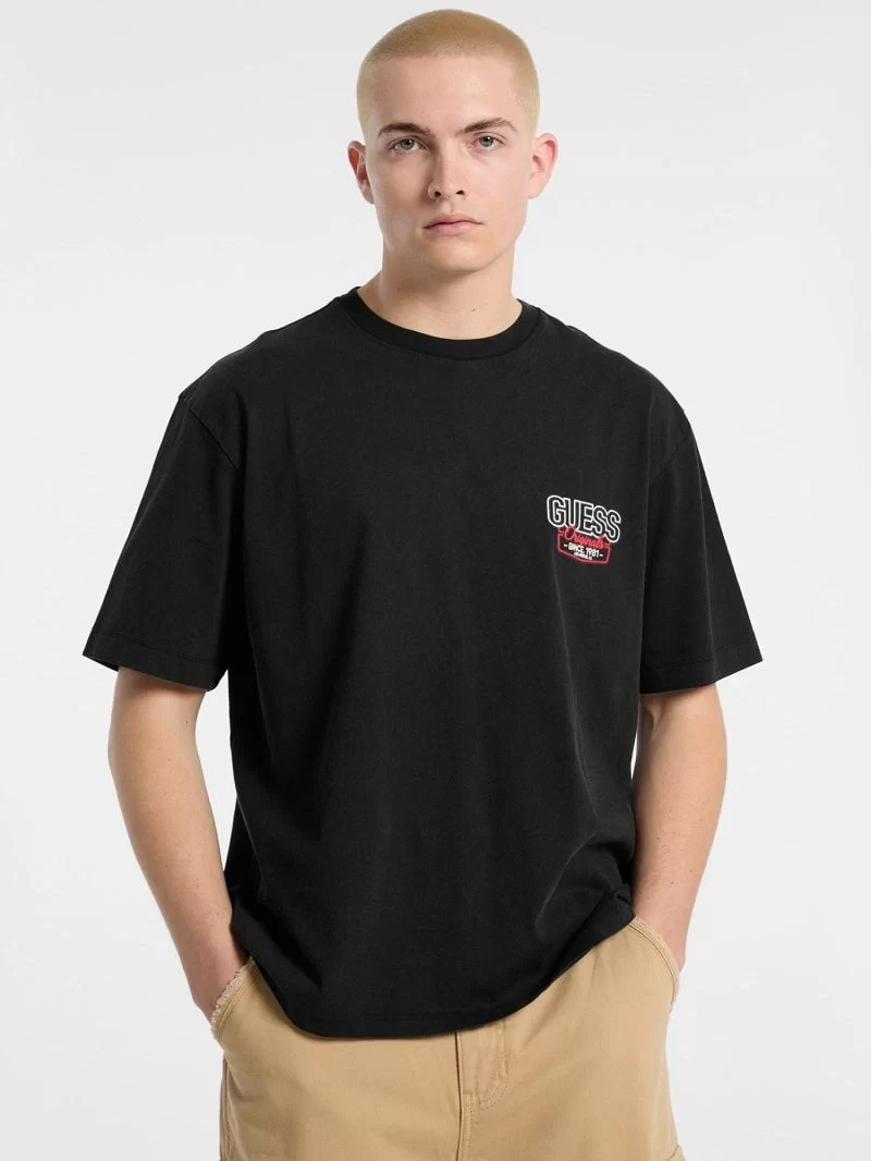 Guess Go Amerıcan Classıc Tee Erkek Siyah T-Shirt M5GI62K8FQ4-JTMU