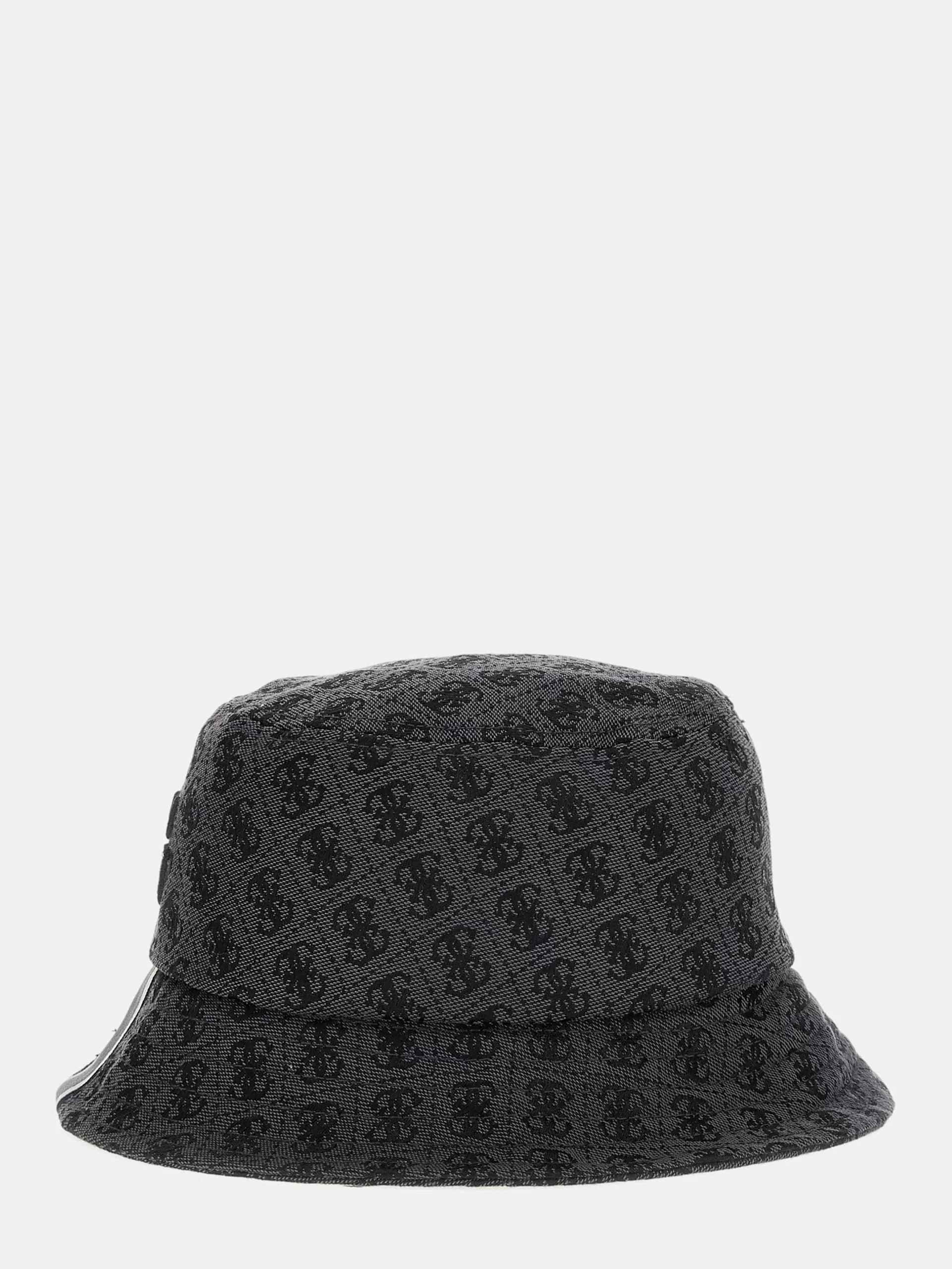 Guess Erkek Gri Amsterdam 4G Logolu Yağmur Şapkası