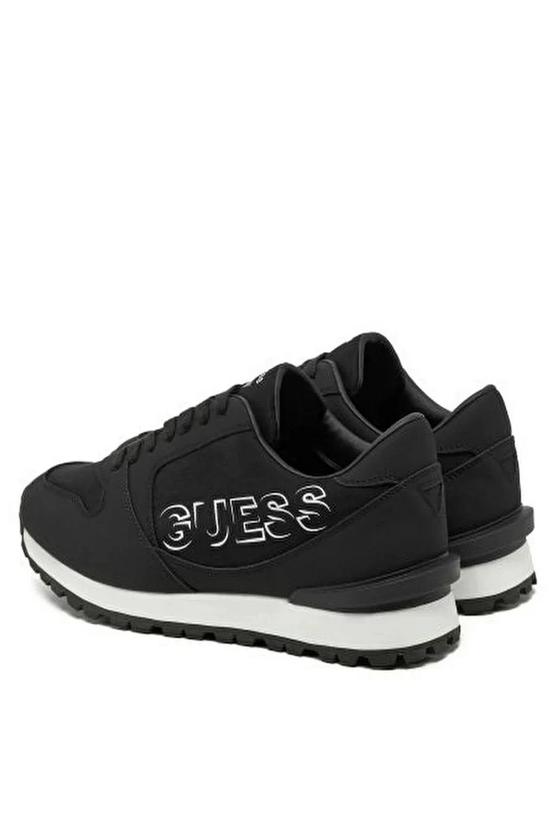 Guess Erkek Siyah Arona 4G Logolu Sneaker