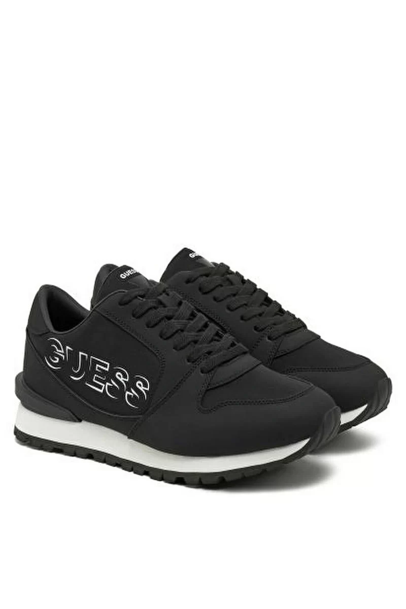 Guess Erkek Siyah Arona 4G Logolu Sneaker