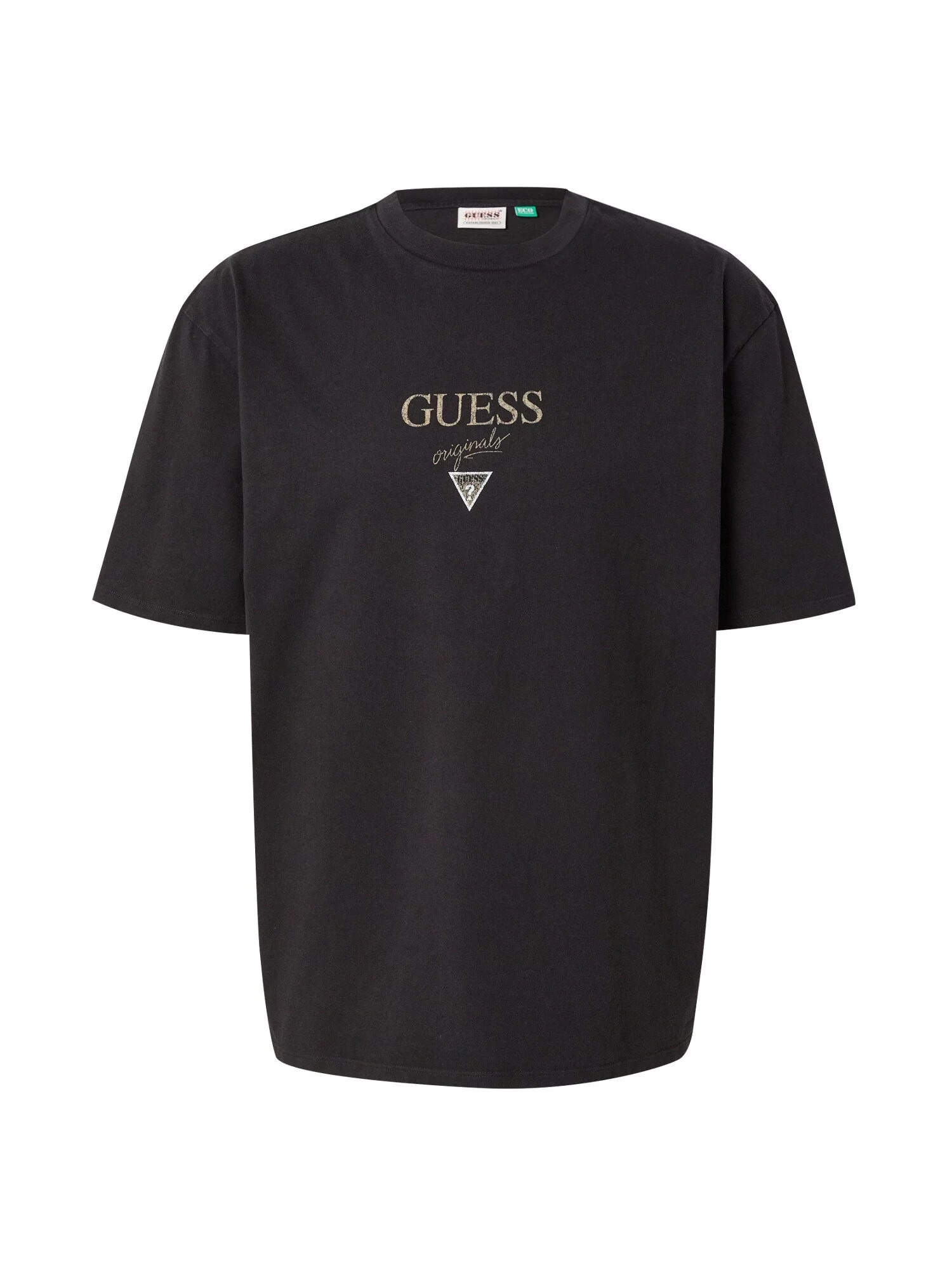 Guess Go Prınted Baker Logo Tee Erkek Siyah T-Shirt M5GI69K8FQ4-JTMU