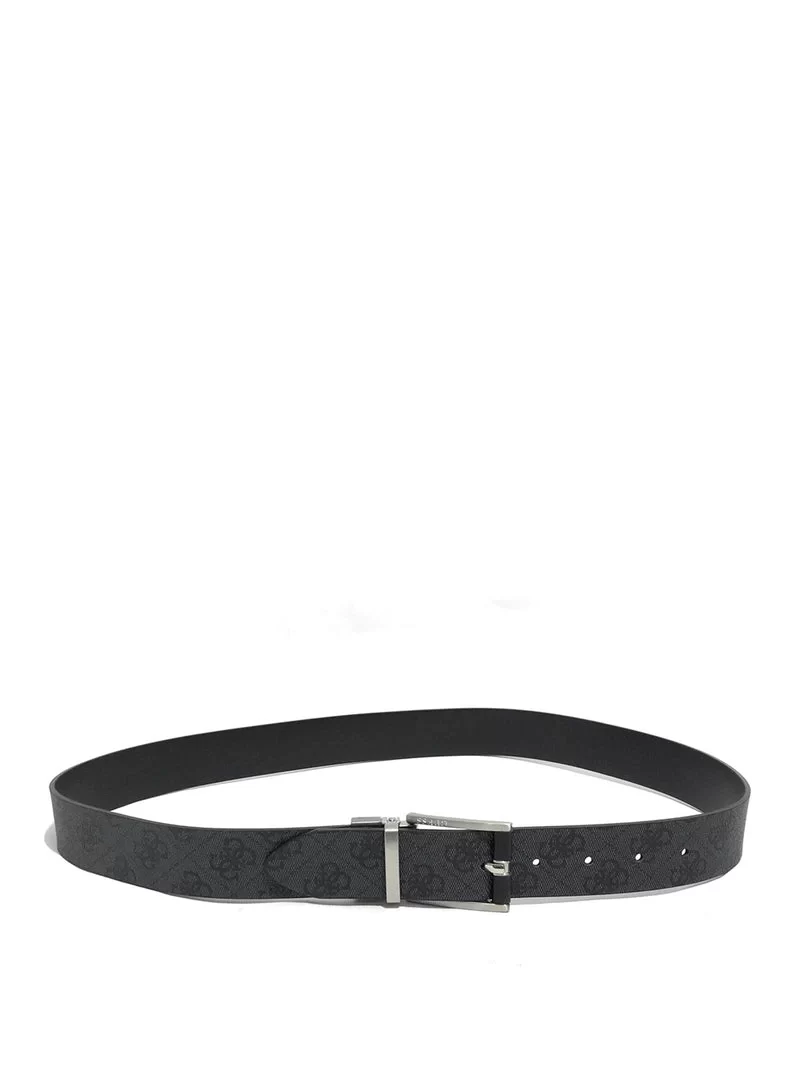 Guess Erkek Siyah Bükreş 4G Logolu Kemer