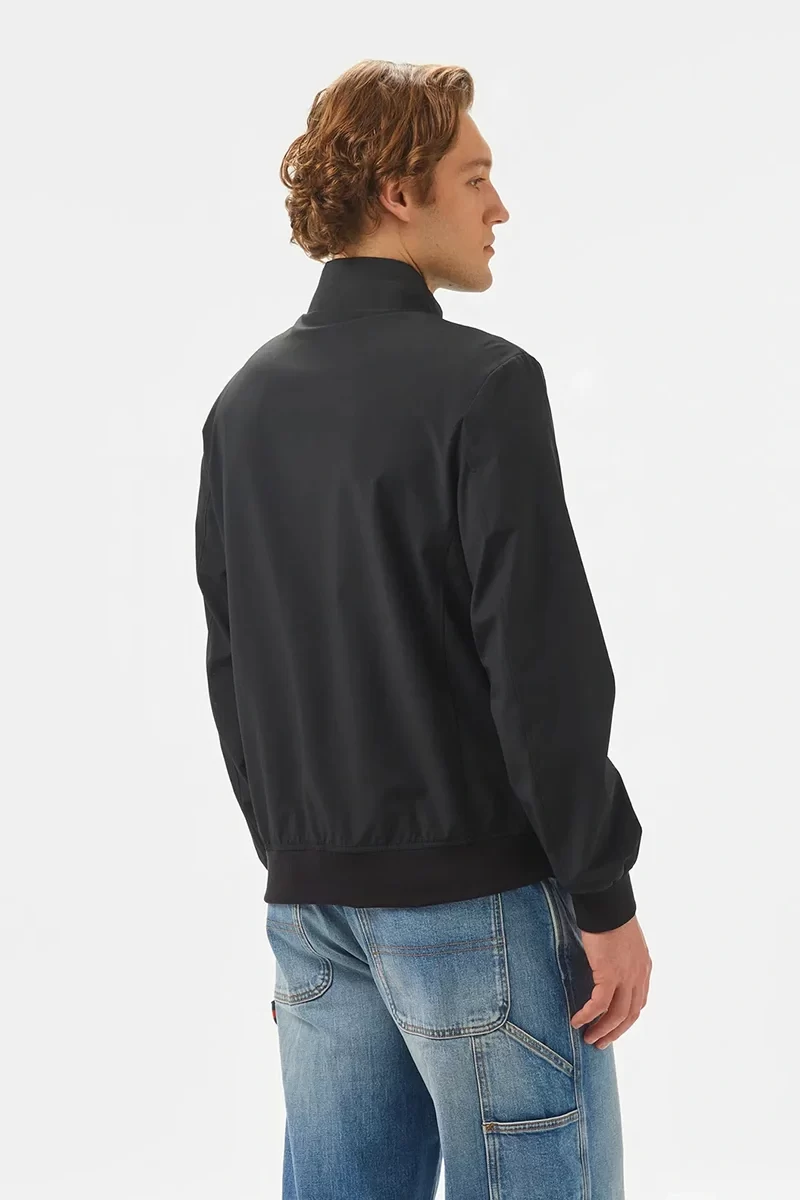 Guess Stretch Packable Bomber Erkek Siyah Ceket M5RL18WGUP2-JBLK