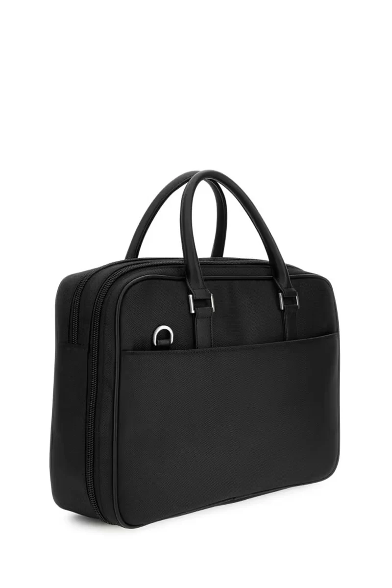 Guess Lugano Brıefcase Erkek Siyah Laptop Çantası HMLUHNP4447-BLA