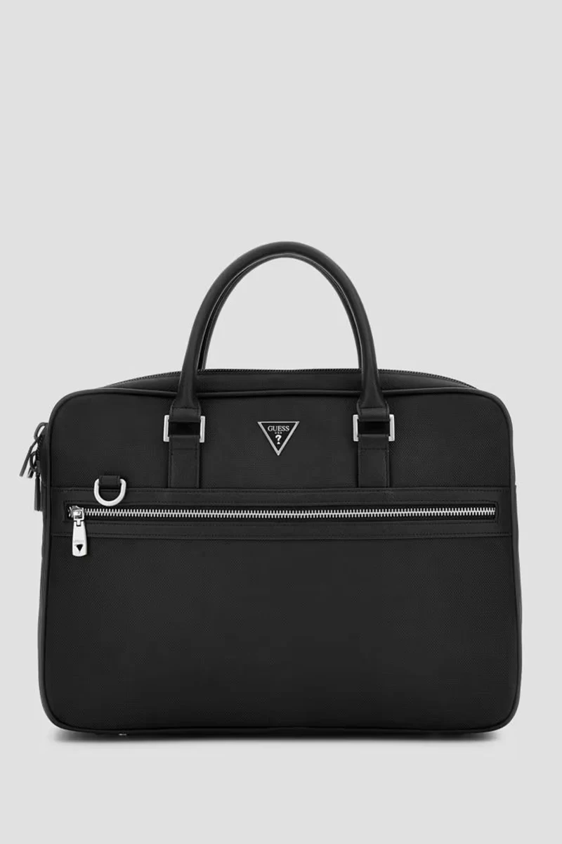 Guess Lugano Brıefcase Erkek Siyah Laptop Çantası HMLUHNP4447-BLA