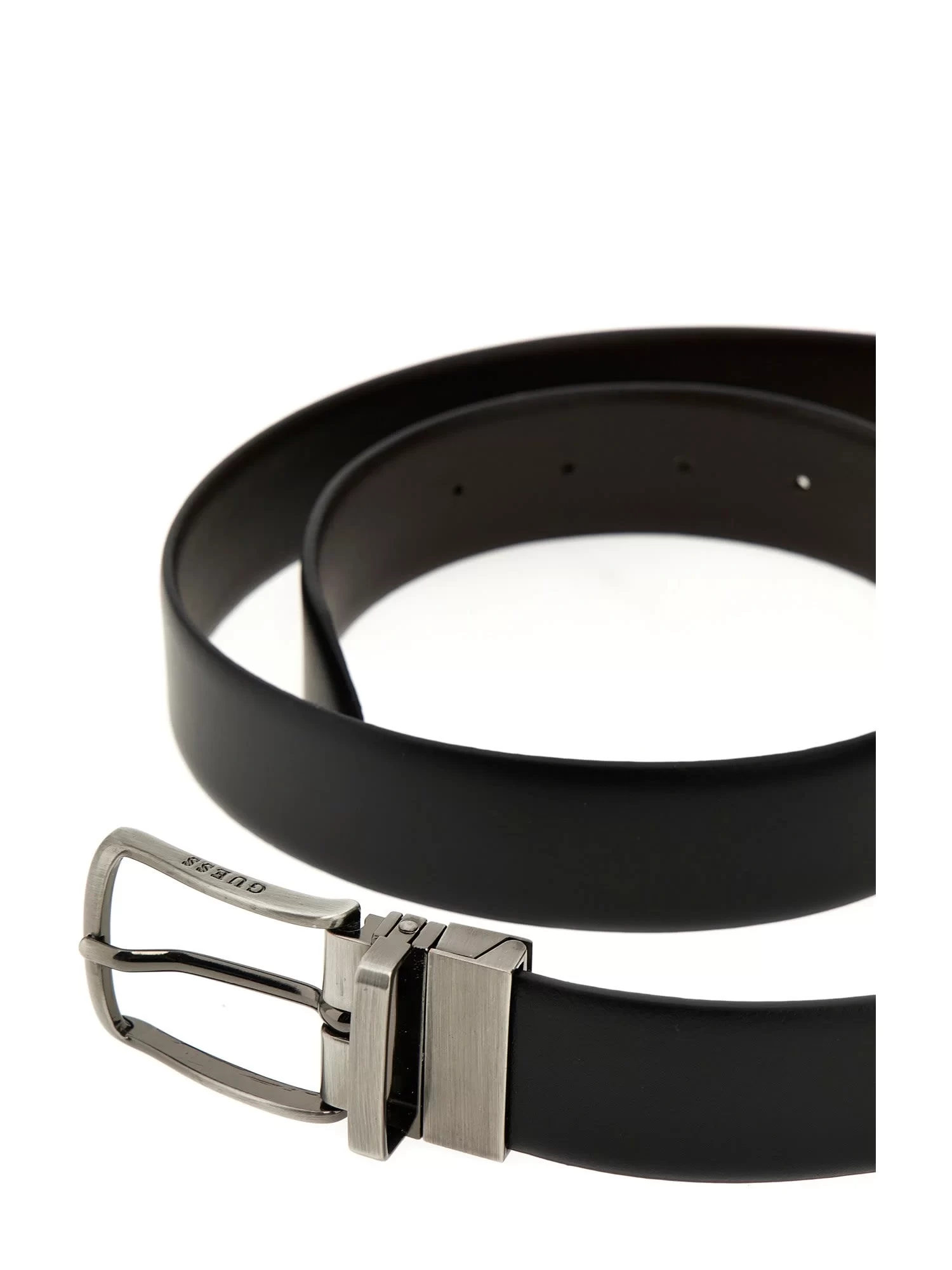 Guess Algarve Adj & Rev Belt H30 Erkek Siyah/Kahverengi Kemer BMALSLP5235-BOW