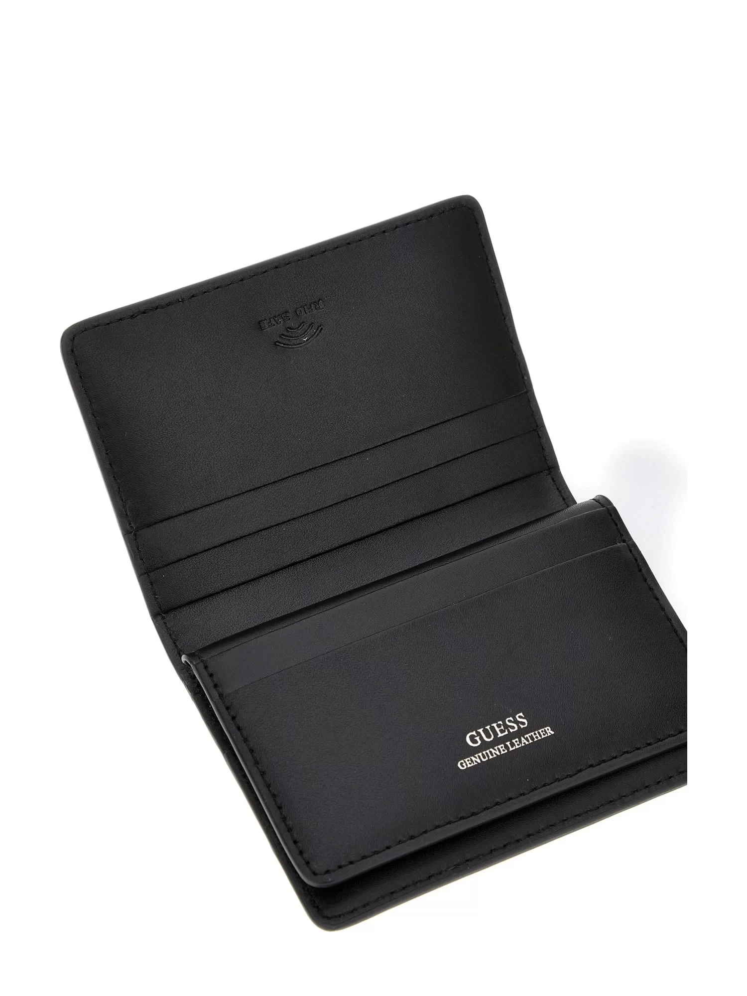 Guess Madrıd Flat Card Holder W Flap Erkek Siyah Cüzdan SMMALLLEA21-BLA