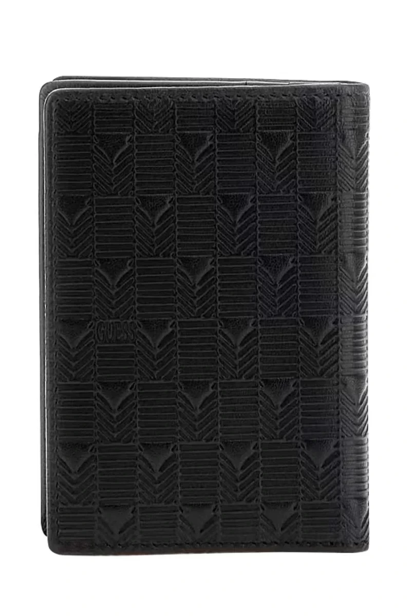 Guess Madrıd Flt Card Holder W Flap Erkek Siyah Kartlık SMMADLLEA21-BLA