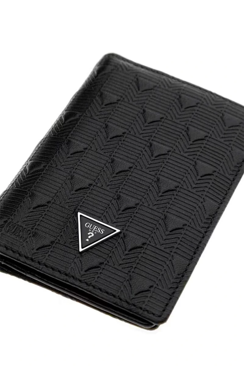 Guess Madrıd Flt Card Holder W Flap Erkek Siyah Kartlık SMMADLLEA21-BLA
